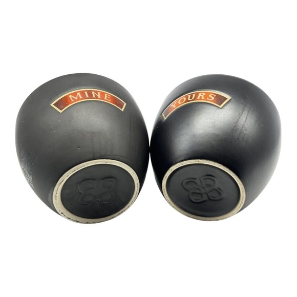 BAILEY'S IRISH CREAM Yours & Mine Handleless Ceramic CUPS/MUGS/BOWLS Val… - Picture 3 of 3